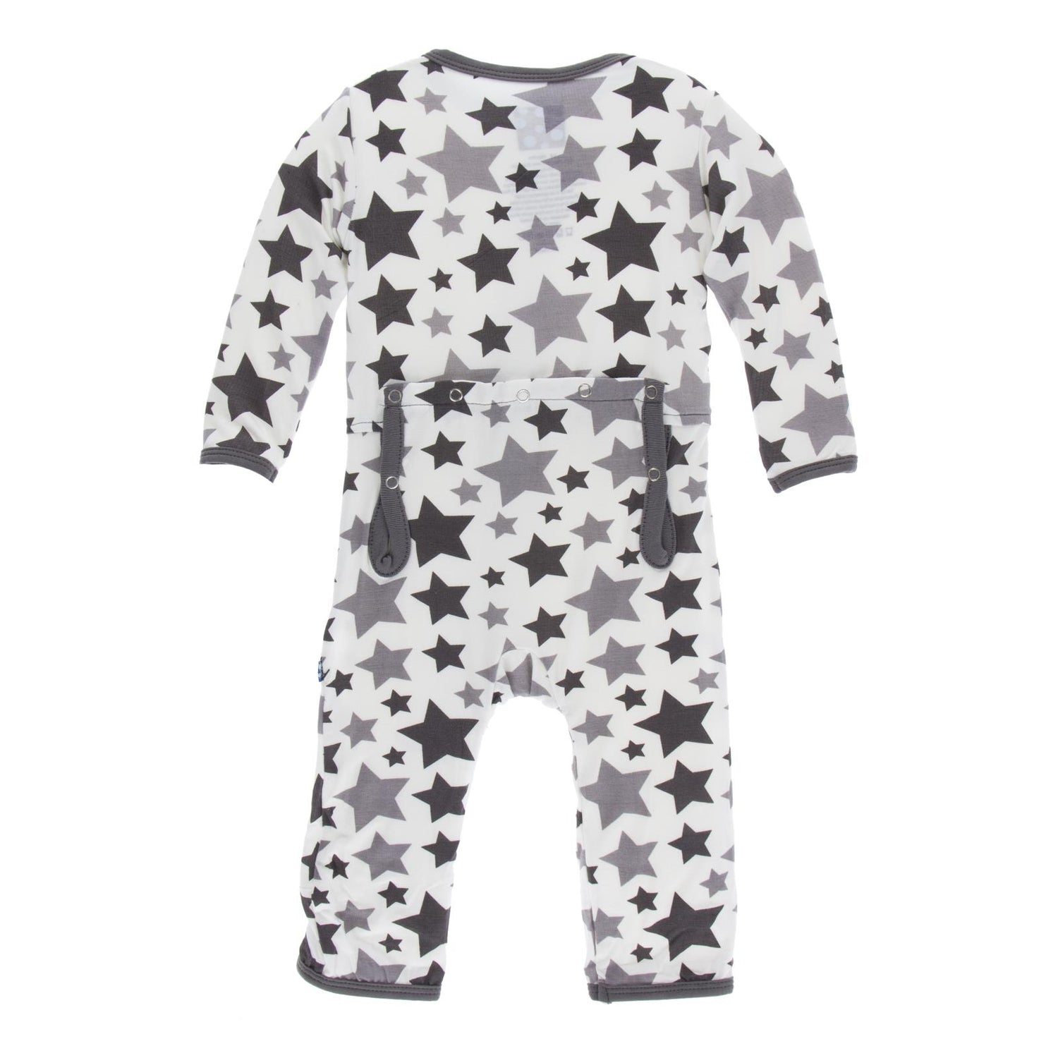 Print Coverall with Zipper in Feather/Rain Stars