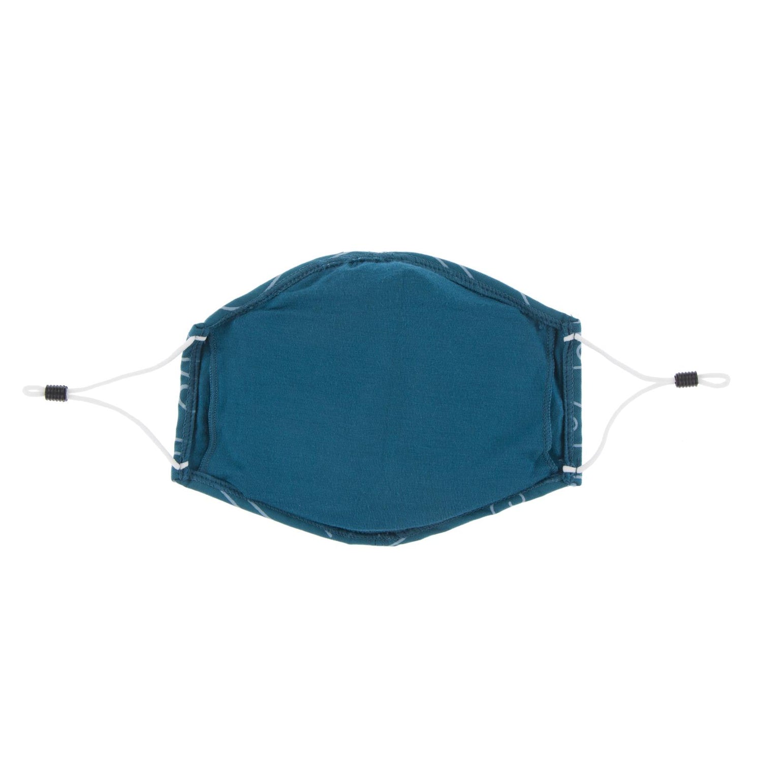 Print Waterproof Mask with Covered Vent and Filter for Adults in Heritage Blue Wind