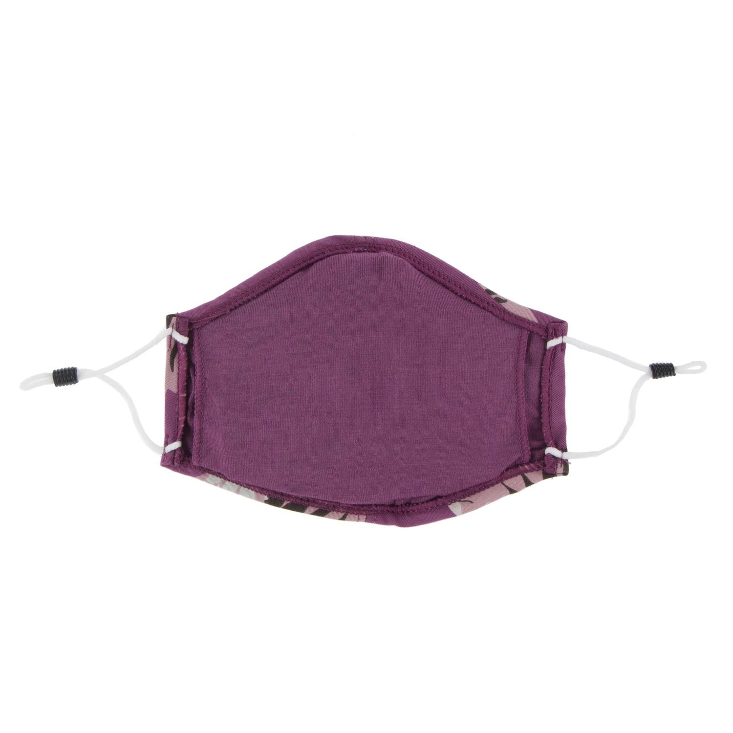 Print Waterproof Mask with Covered Vent and Filter for Adults in Amethyst Kosmoceratops