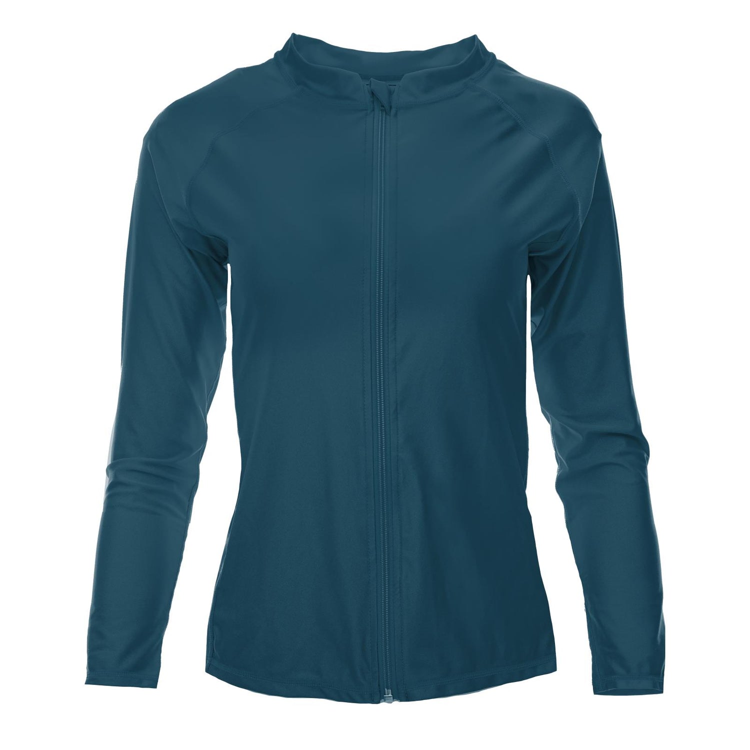 Women's Long Sleeve Swim and Sun Cover Up in Peacock