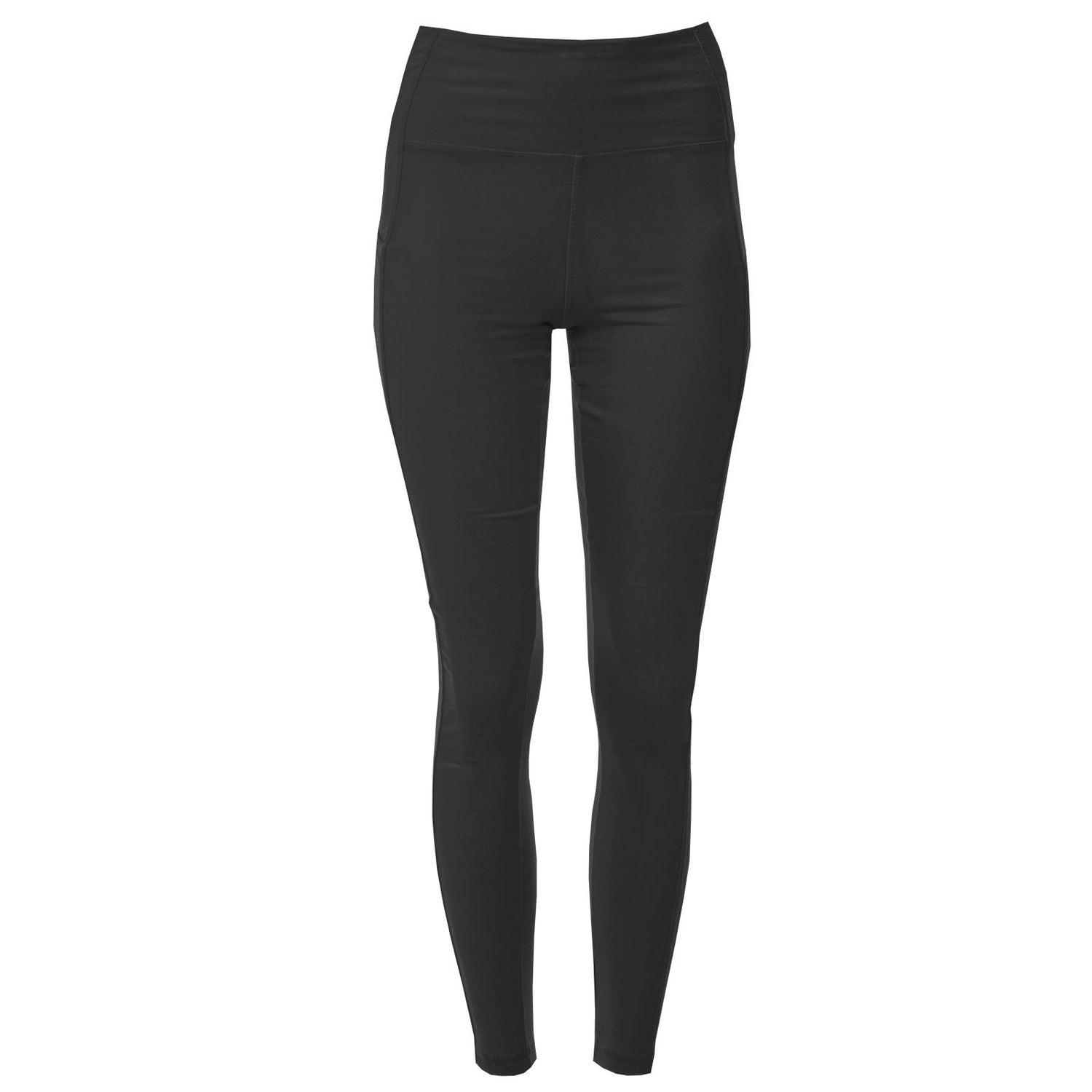 Women's Solid Luxe Stretch Leggings with Pockets in Midnight