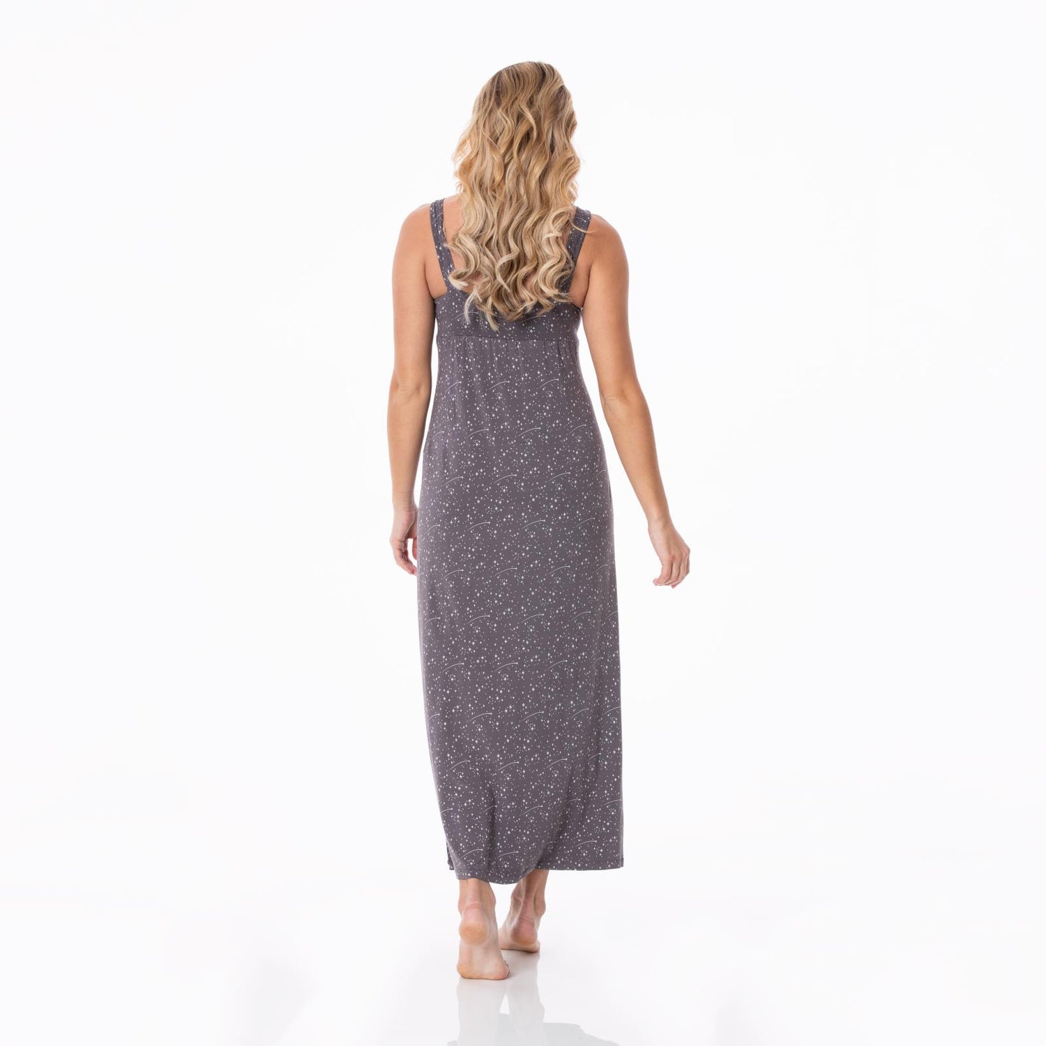 Women's Print Simple Twist Nightgown in Rain Shooting Stars