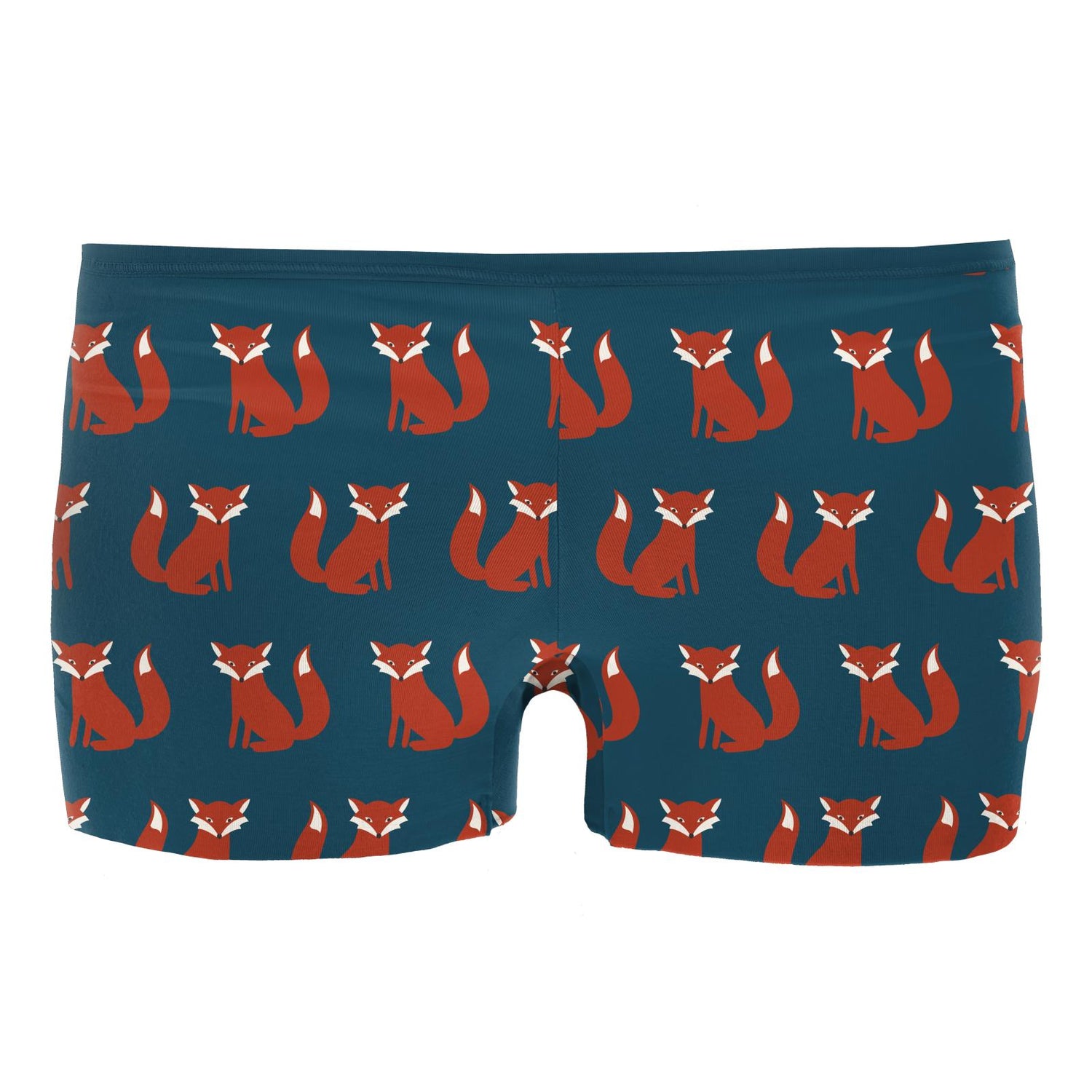 Women's Print Boy Short Underwear in Peacock Fox