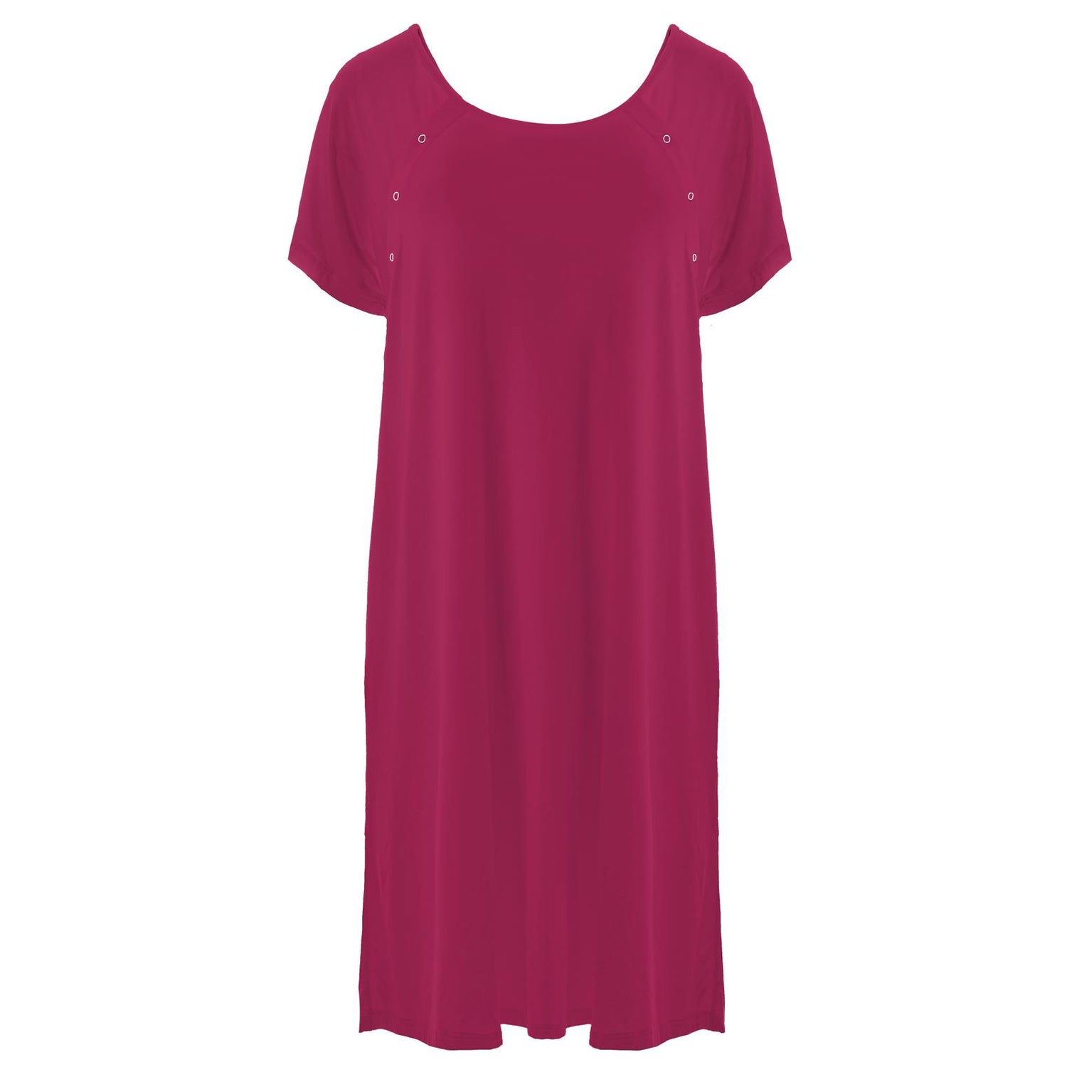 Women's Hospital Gown in Berry