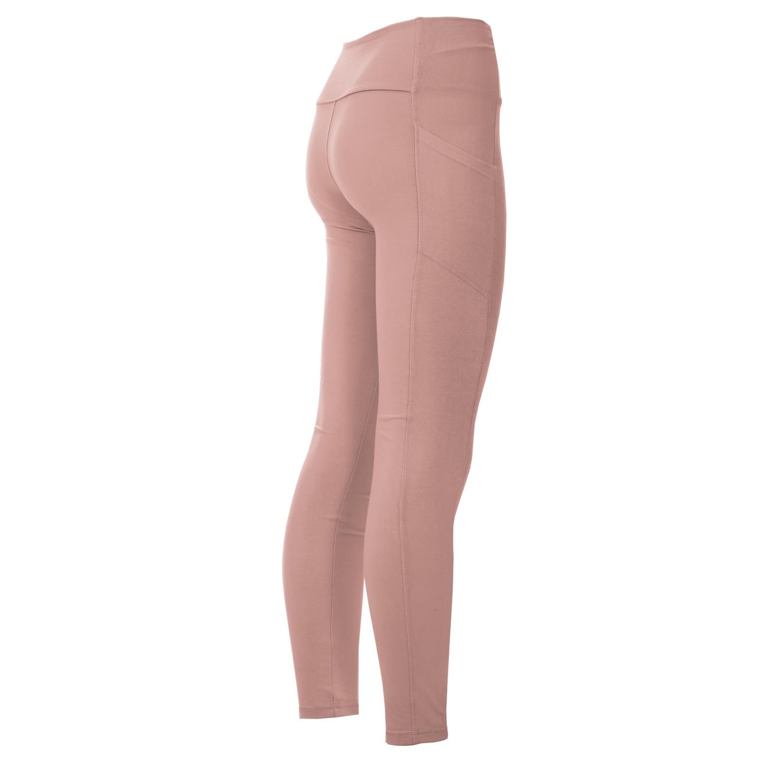Women's Luxe Stretch Leggings with Pockets in Blush