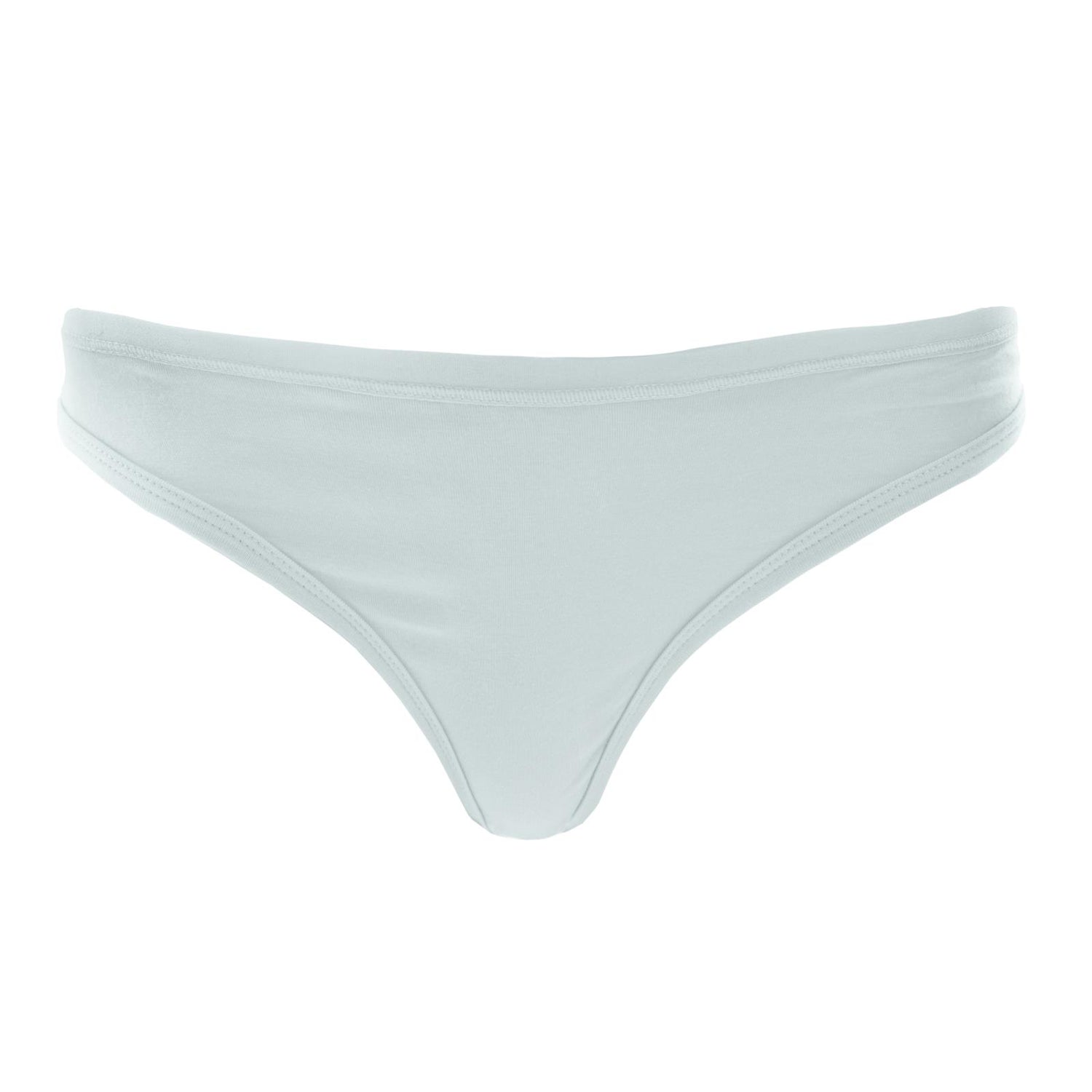 Women's Solid Classic Thong Underwear in Fresh Air