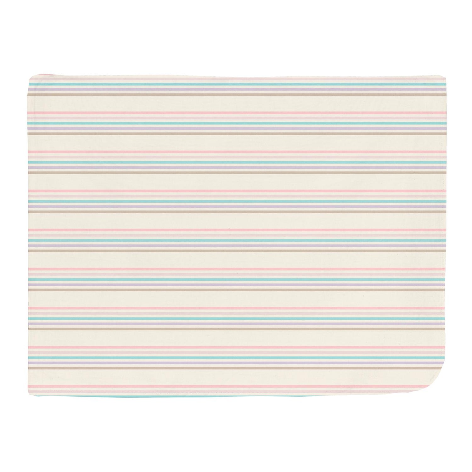 Print Luxe Throw Blanket in Cupcake Stripe
