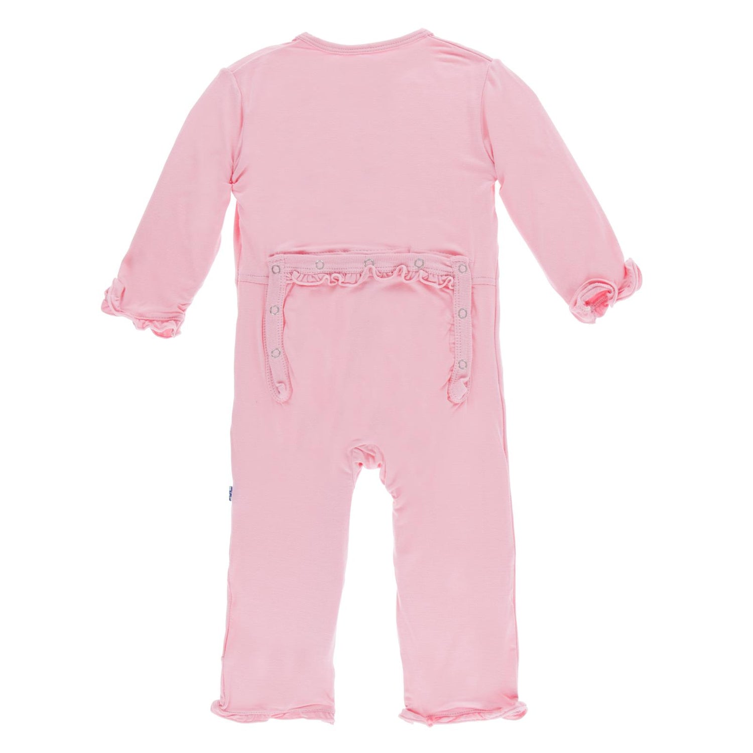 Classic Ruffle Coverall with Zipper in Lotus