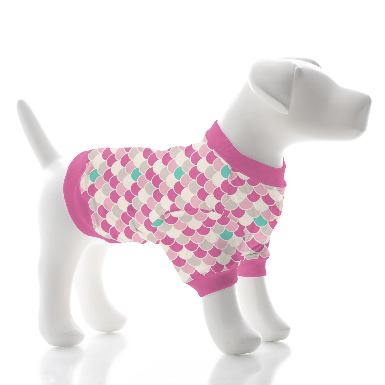 Print Dog Jammies in Tulip Scales