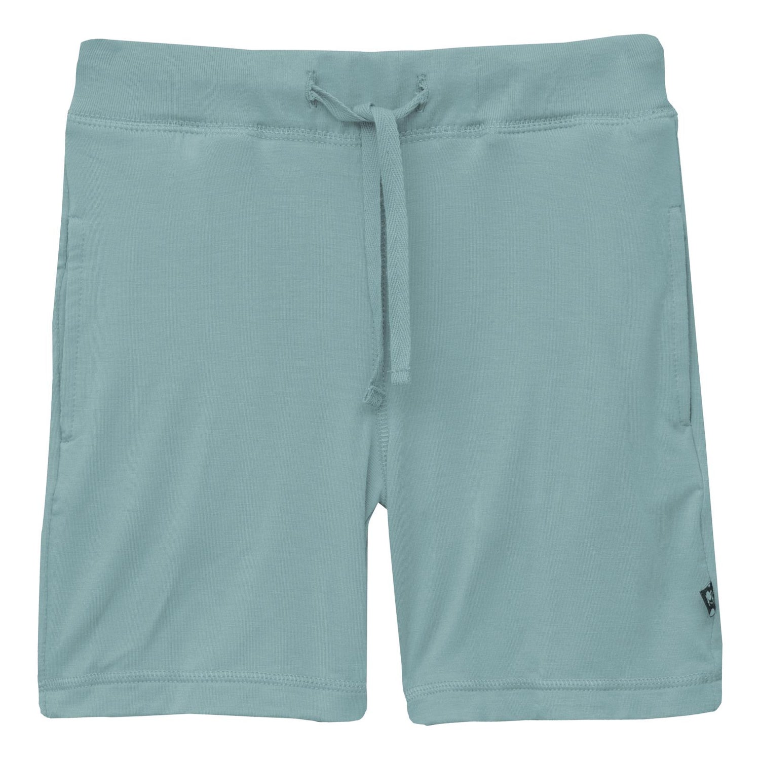 Lightweight Drawstring Shorts in Jade