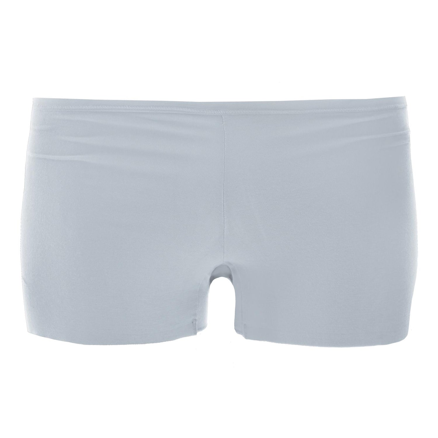 Women's Solid Boy Short Underwear in Pearl Blue