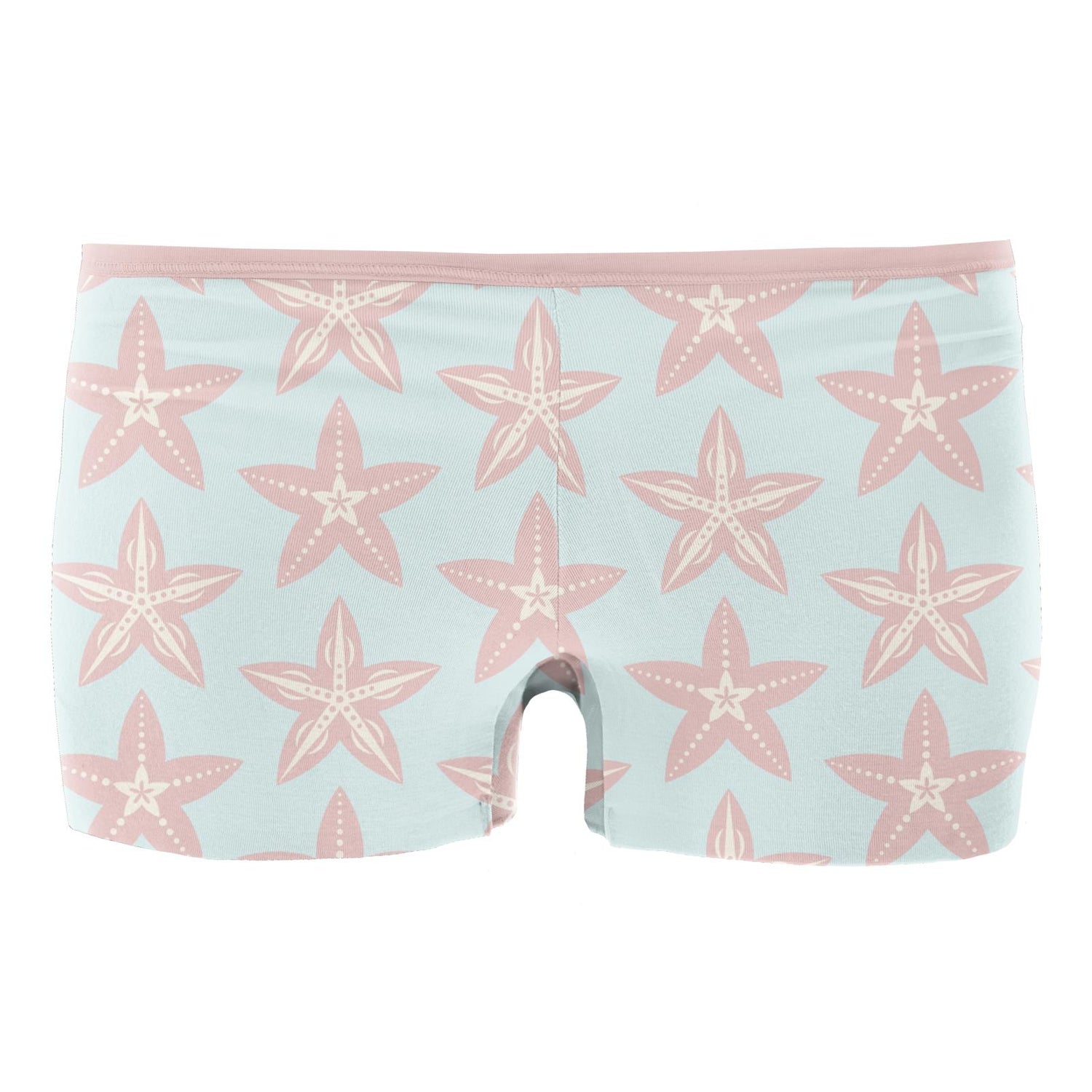 Women's Print Boy Short Underwear in Fresh Air Fancy Starfish