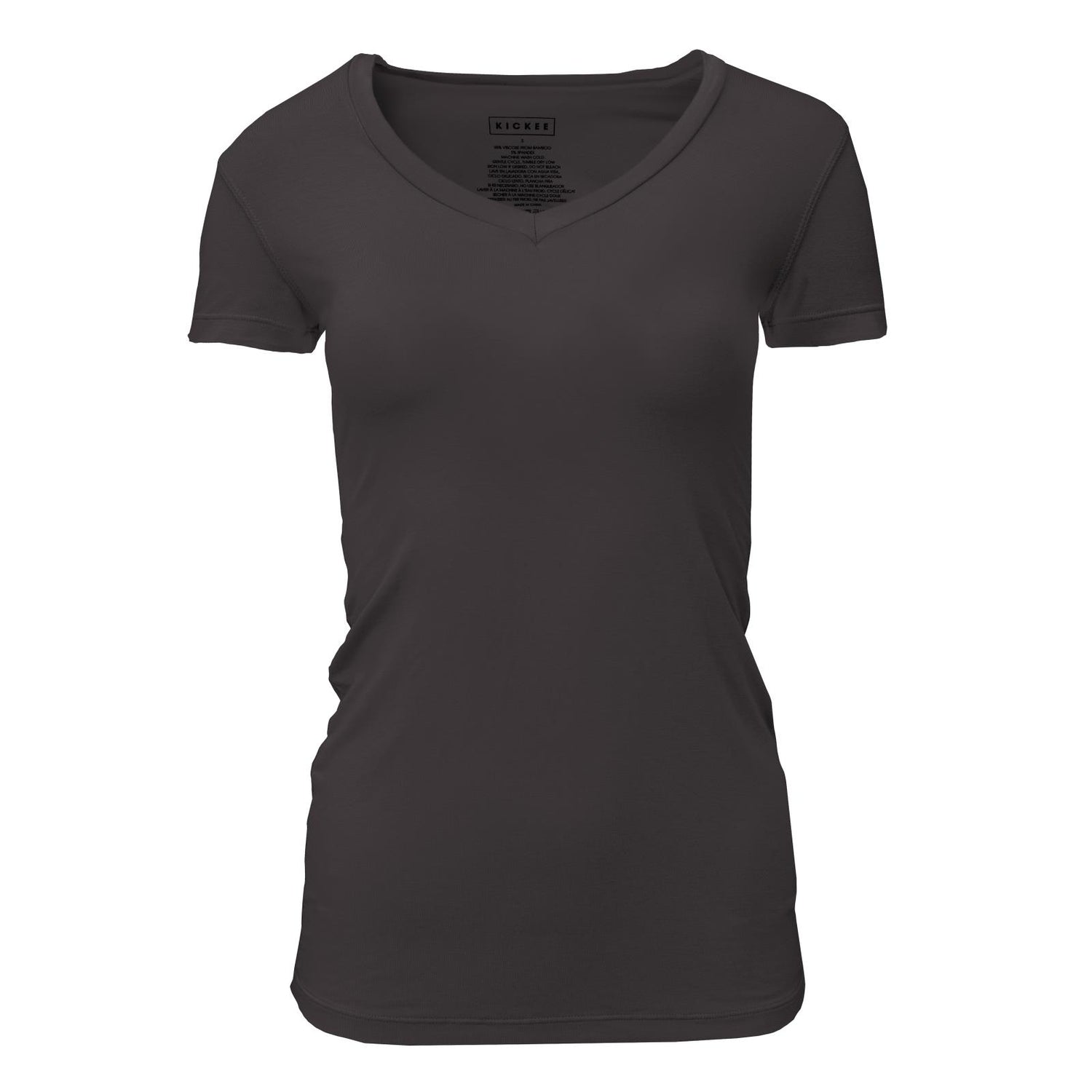 Women's Solid Short Sleeve One Tee in Midnight