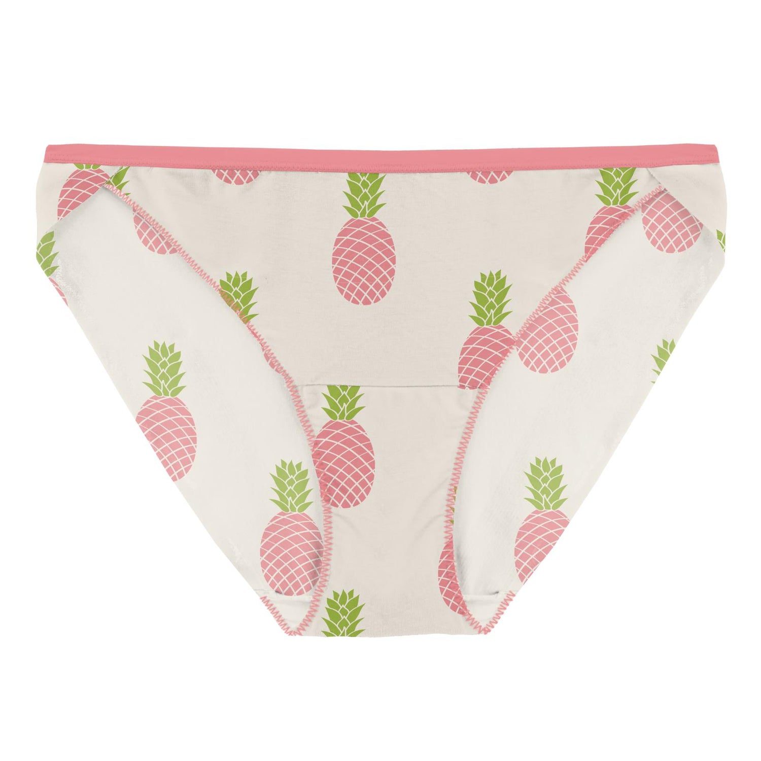 Women's Print Bikini Brief in Strawberry Pineapples