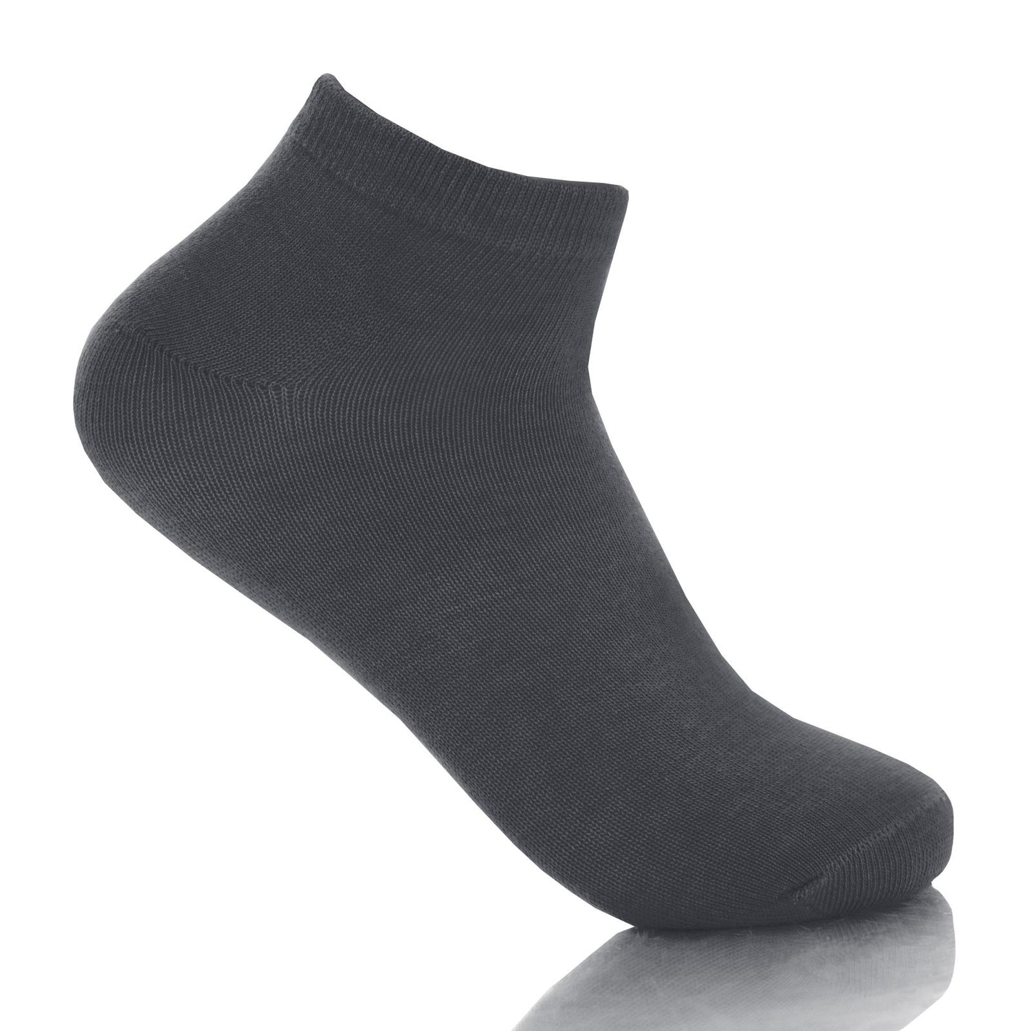 Women's Solid Ankle Socks in Stone