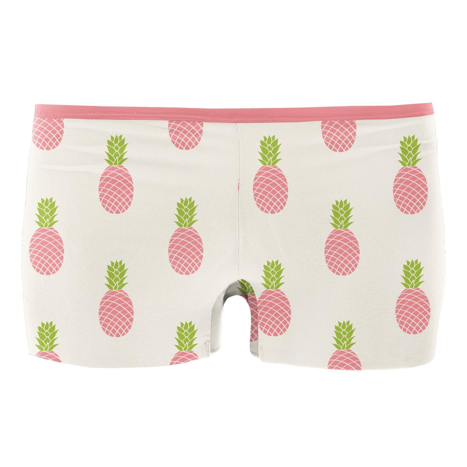 Women's Print Boy Short Underwear in Strawberry Pineapples