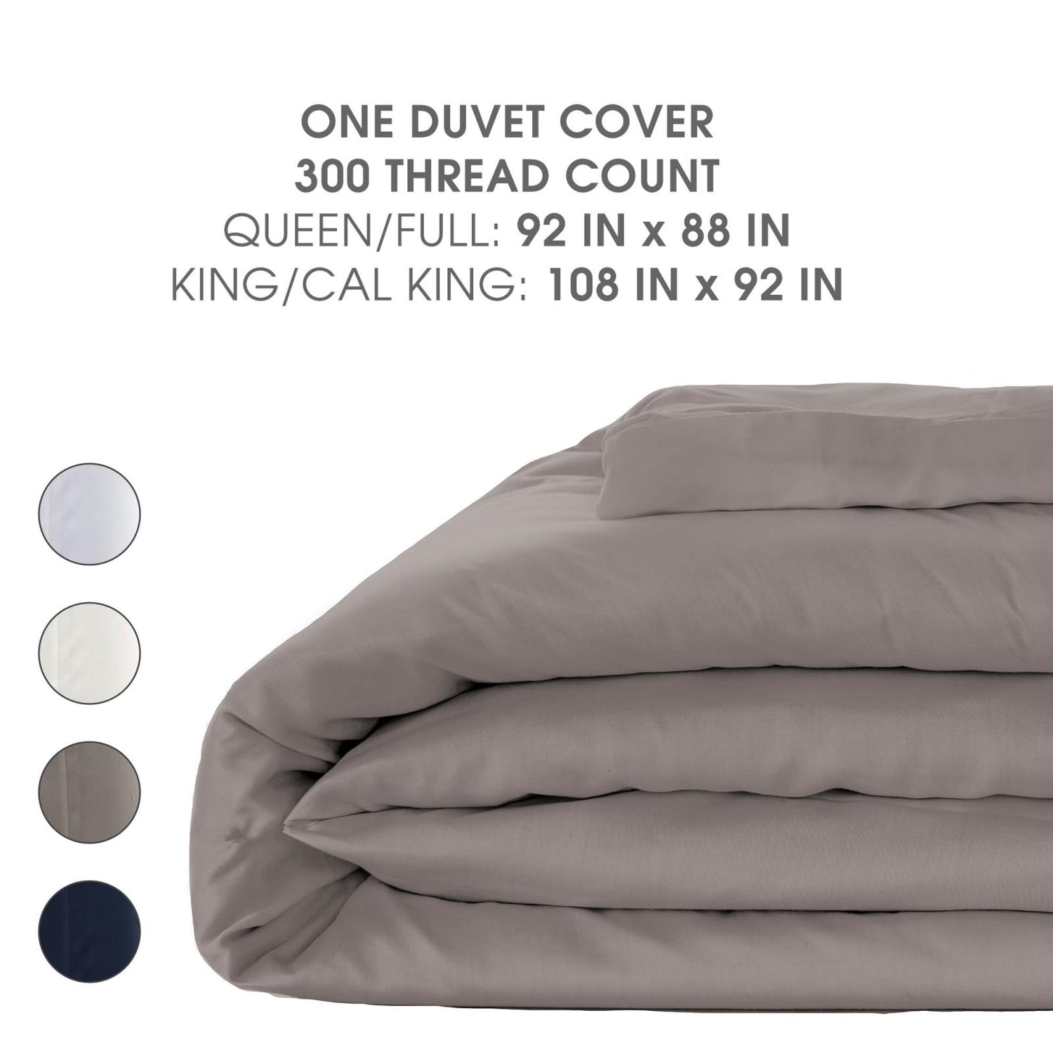 Woven Duvet Cover in Hazelnut